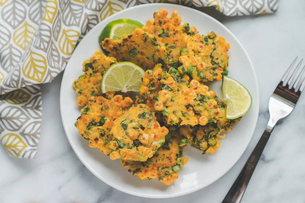 Spicy Corn Fritters for Yumday!